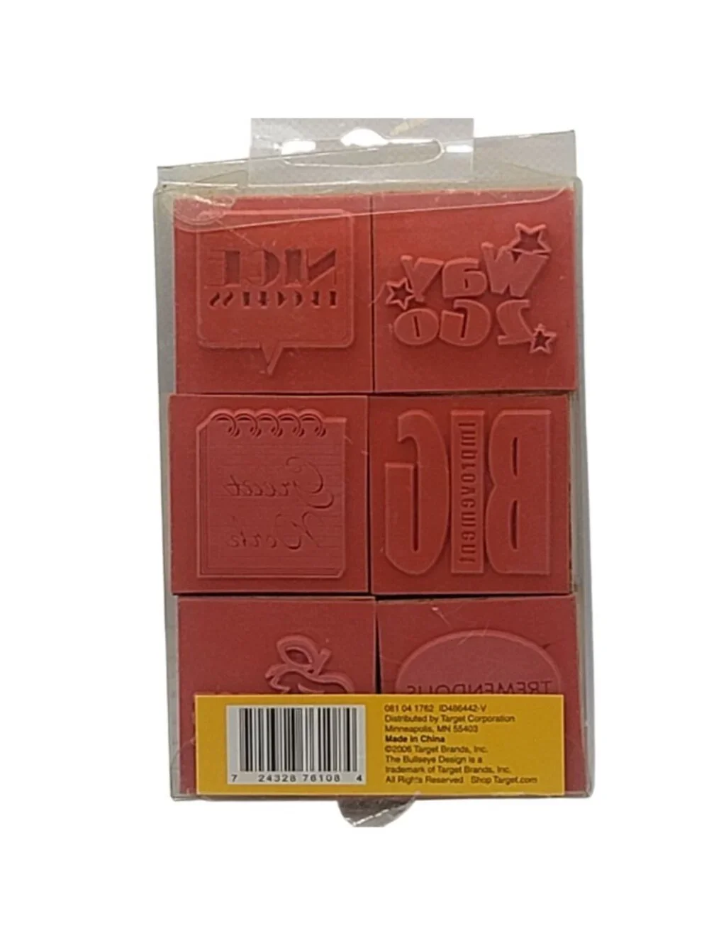 Reward Stamp Set With 6 Motivational Stamps For Teachers & Kids  NEW